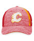 Men's Heather Red Calgary Flames Defender Flex Hat