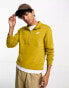 Фото #2 товара Nike Club half-zip top in mustard