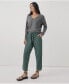 Фото #1 товара Women's Coastal Double Gauze Tapered Pull-On Pant