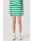 ფოტო #2 პროდუქტის Women's Stripe Terry Skirt
