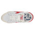 Фото #4 товара Diadora Melody Leather Dirty Lace Up Mens Red, White Sneakers Casual Shoes 1763