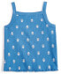 Фото #2 товара Baby Girls Simple Stamp Floral Tank, Created for Macy's