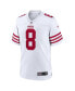 Фото #3 товара Men's Steve Young White San Francisco 49ers Retired Player Game Jersey