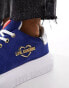 Love Moschino logo trainers in dark blue