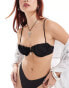 Фото #1 товара Monki mix and match underwire bikini top in black