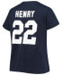 ფოტო #2 პროდუქტის Women's Plus Size Derrick Henry Navy Tennessee Titans Name Number V-Neck T-shirt