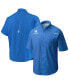 ფოტო #1 პროდუქტის Men's Royal Kentucky Wildcats Big and Tall Collegiate Tamiami Button-Down Shirt