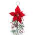 Фото #2 товара Дверная вешалка Рождество Красный Разноцветный Пластик Ткань Ананасы 60 cm