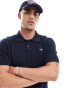 GANT shield logo embroid structured cotton knit polo in navy Синий, S - 46 - фото #1