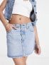 Фото #2 товара Levi's icon skirt in light wash blue