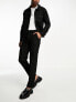 Фото #2 товара ASOS DESIGN smart co-ord slim trouser in black twill