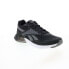 Reebok Ztaur Run Mens Black Canvas Lace Up Athletic Running Shoes 9