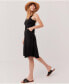 ფოტო #3 პროდუქტის Plus Size Cotton Fit & Flare Tie-Back Dress