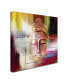 Фото #2 товара Mark Ashkenazi 'Buddha Face 4' Canvas Art - 35" x 35"