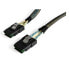 Фото #2 товара StarTech.com 100cm Serial Attached SCSI SAS Cable - SFF-8087 to SFF-8087 - Black - Ultra-640 SCSI - External - 1 m - SFF-8087 - SFF-8087