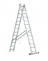 Фото #1 товара Awtools Алюминиевая лестница 2x13 150 кг многофункциональный 2-часть