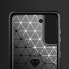 Hurtel Carbon Case elastyczne etui pokrowiec Samsung Galaxy S21 FE czarny