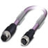 Фото #1 товара Phoenix Contact Phoenix 1507573 - 10 m - M12 - Male connector / Female connector - Violet - Poland