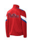 ფოტო #2 პროდუქტის Men's Red Philadelphia Phillies Earned Run Full-Zip Jacket