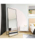 Фото #9 товара Wall-Mounted Alloy Frame Full Length Mirror