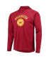 Men's Burgundy Washington Football Team Raglan Long Sleeve Hoodie T-shirt Бордовый, M - фото #3