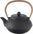 Фото #1 товара Secret de Gourmet Dzbanek do herbaty BLACK FLOWER, ceramiczny, 1 L, kolor czarny