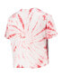 Фото #4 товара Women's Red Wisconsin Badgers Showtime Tie-Dye Crop T-shirt