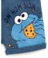 Baby Boys Cookie Monster Pullover Hoodie and French Terry Shorts Newborn to