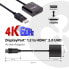 Фото #3 товара Club 3D DisplayPort 1.2 to HDMI 2.0 UHD Active Adapter, Displayport 1.2, HDMI 2.0, 0.21 m, Black