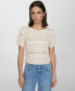 Фото #1 товара Women's Openwork Details Knitted Jumper