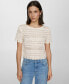 Women's Openwork Details Knitted Jumper