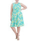 ფოტო #1 პროდუქტის Plus Size Twist-Front Sleeveless Jersey Dress