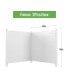 Privacy Fence Panels Kit Air Conditioner Trash Can Enclosure Vinyl White Color