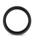 ფოტო #2 პროდუქტის Black Zirconium Brushed Center Beveled Edge Wedding Band Ring