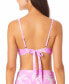 California Waves 282107 Juniors' V-Wire Bralette Bikini Top, Swimsuit, Size M