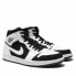 Фото #4 товара Кроссовки Nike Air Jordan 1 Mid White Black (Черно-белый)