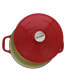 French Enameled Cast Iron 6.25 Qt. Round Dutch Oven