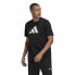 Men’s Short Sleeve T-Shirt Adidas Future Icons Logo Black