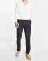 Фото #4 товара River Island smart slim trousers in dark grey