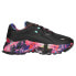 Фото #1 товара Puma Orkid Floral Lace Up Womens Black Sneakers Casual Shoes 384845-01