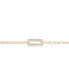 ფოტო #2 პროდუქტის Diamond Link Two-Chain Bracelet (3/4 ct. t.w.) in Gold Vermeil, Created for Macy's