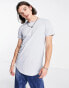 Фото #4 товара Sixth June regular rounded hem t-shirt in light blue