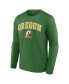 Men's Green Oregon Ducks Campus Long Sleeve T-shirt