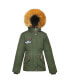 ფოტო #1 პროდუქტის Girls Parka Jacket with Insulated Hood