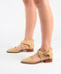 ფოტო #9 პროდუქტის Women's Tayler Twisted Ankle Strap Flats