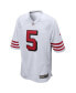 Фото #3 товара Men's Trey Lance White San Francisco 49ers Alternate Game Jersey