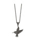 Фото #3 товара Chisel marcasite Hummingbird Pendant Singapore Chain Necklace