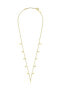 Фото #2 товара Beautiful Gold Plated Necklace with Cool Joy Pendants 1003190100