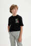 Erkek Çocuk T-shirt C3172a8/bk81 Black