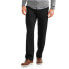 Фото #1 товара George Wrinkle Resistant Flat Front Twill Pants Men's 50 x 30 Black 100% Cotton